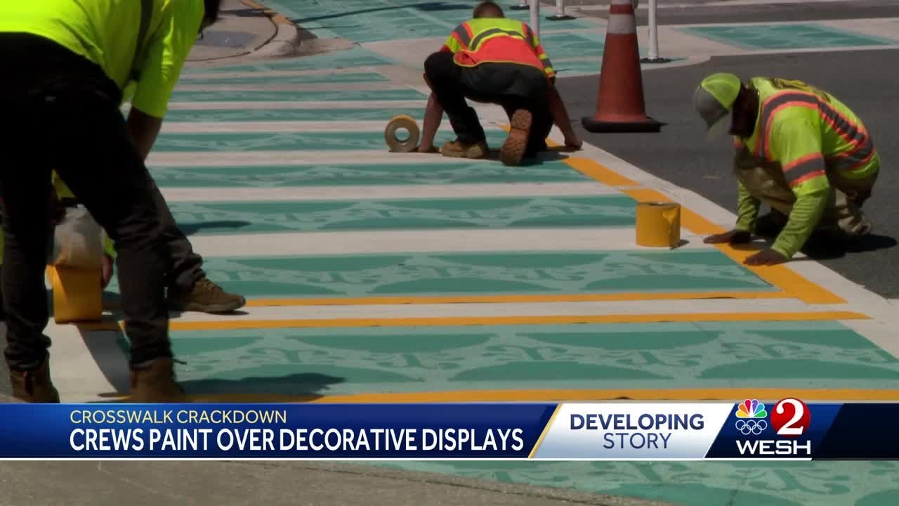 State paints over decorative displays
