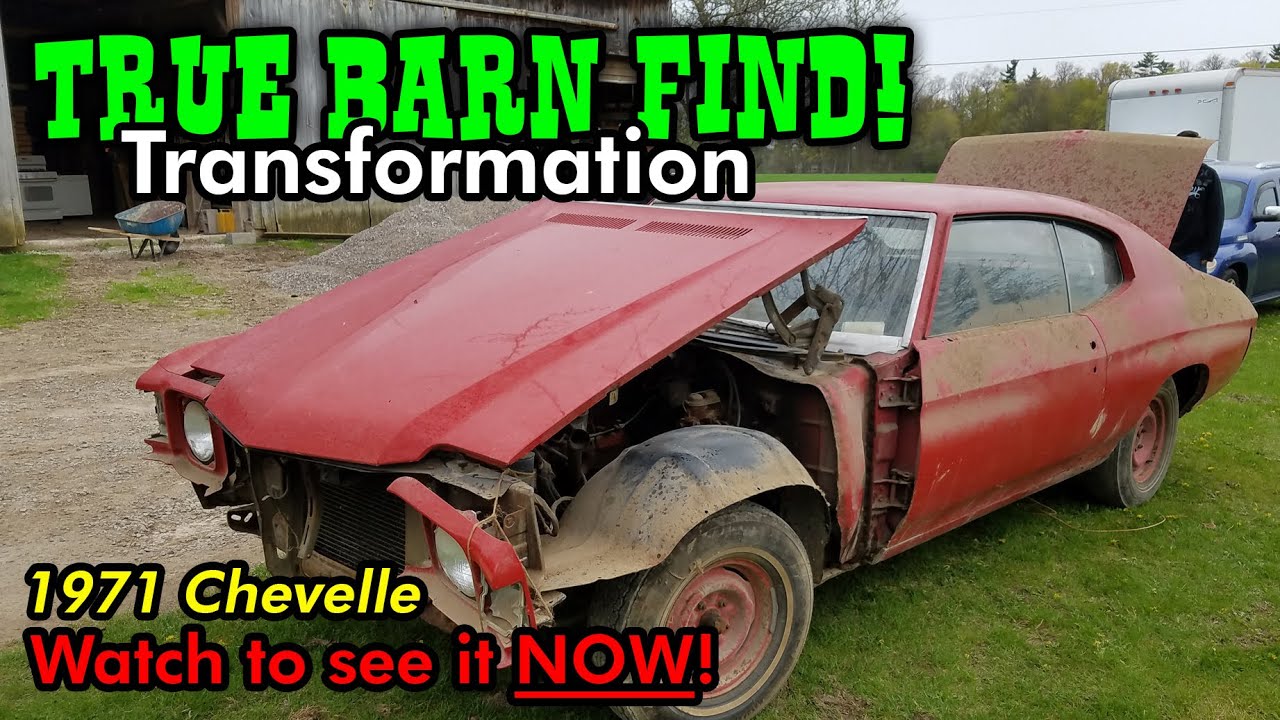 BARN FIND!!! 1971 CHEVELLE SAVED