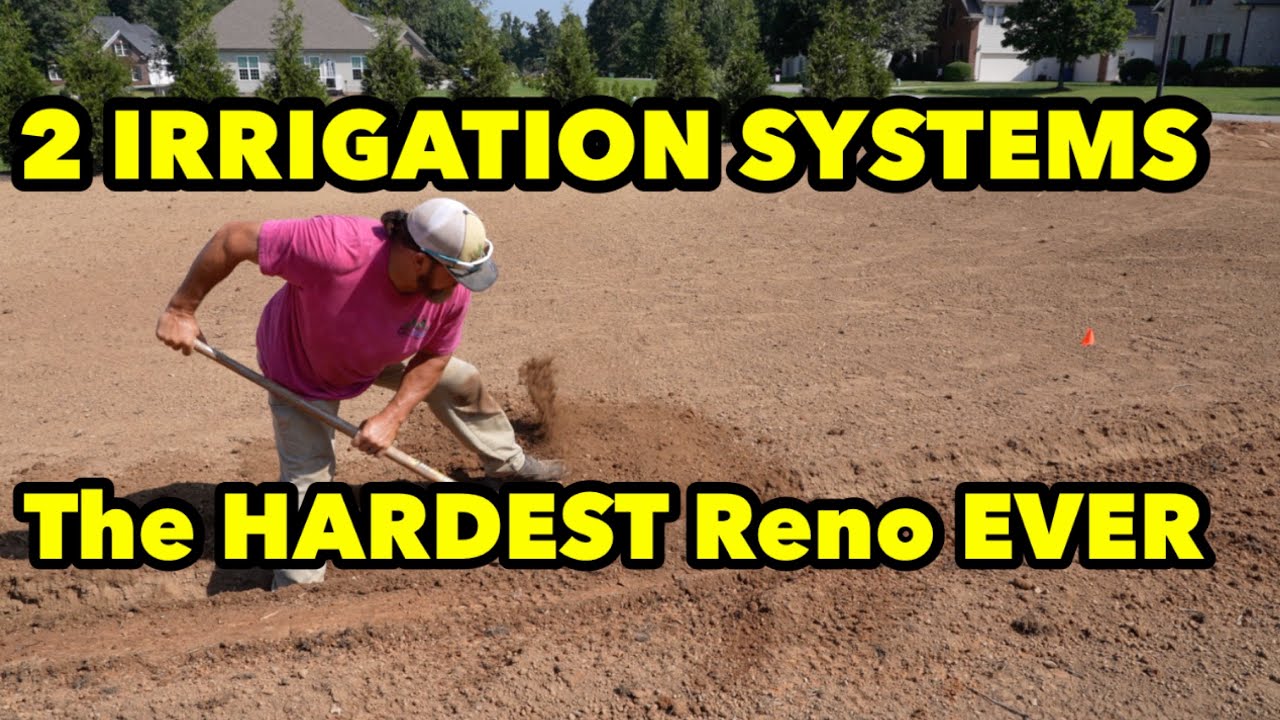 I Installed TWO Irrigation Systems The HARDEST Lawn Renovation I Have EVER Done!