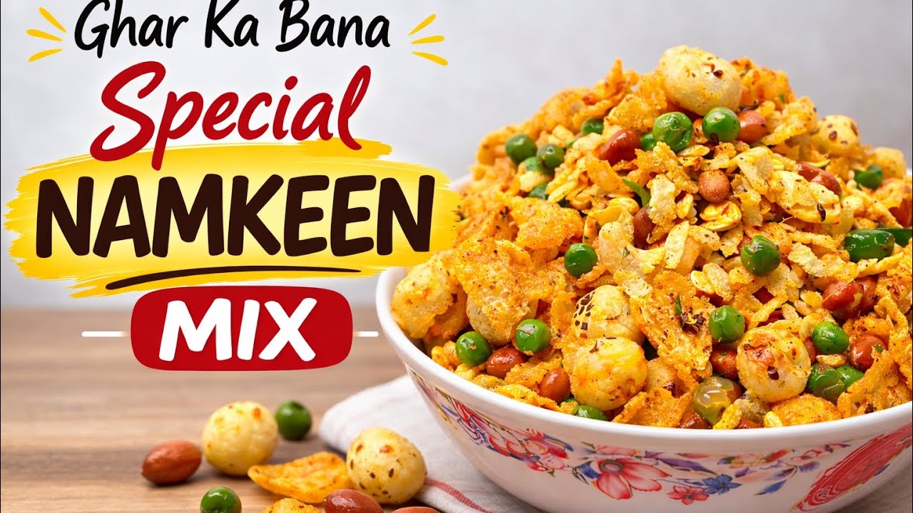 “Meetha kha liya… ab thoda namkeen ho jaye 😋Ghar ka crispy Namkeen #recipe #homemadefood 