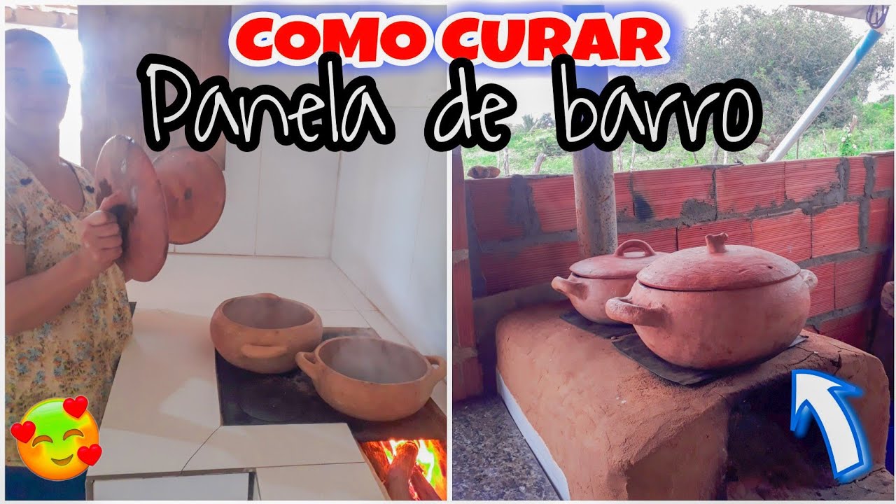 COMO CURAR PANELA DE BARRO *passo a passo*