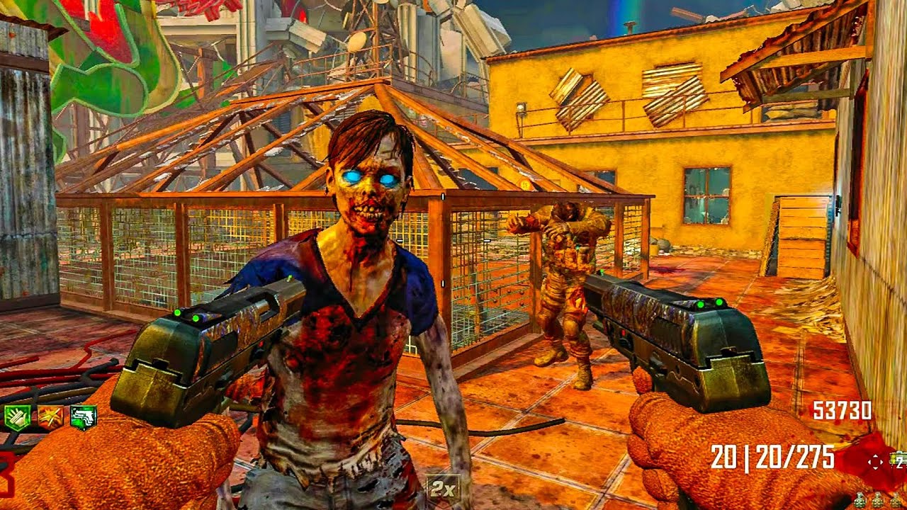 BLACK OPS 2 ZOMBIES: DIE RISE GAMEPLAY! (NO COMMENTARY)