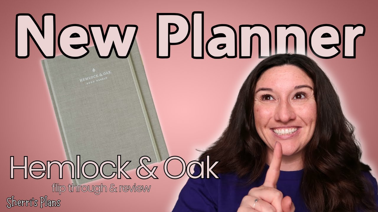 Trying a new planner?! | Hemlock and Oak Flip through and review