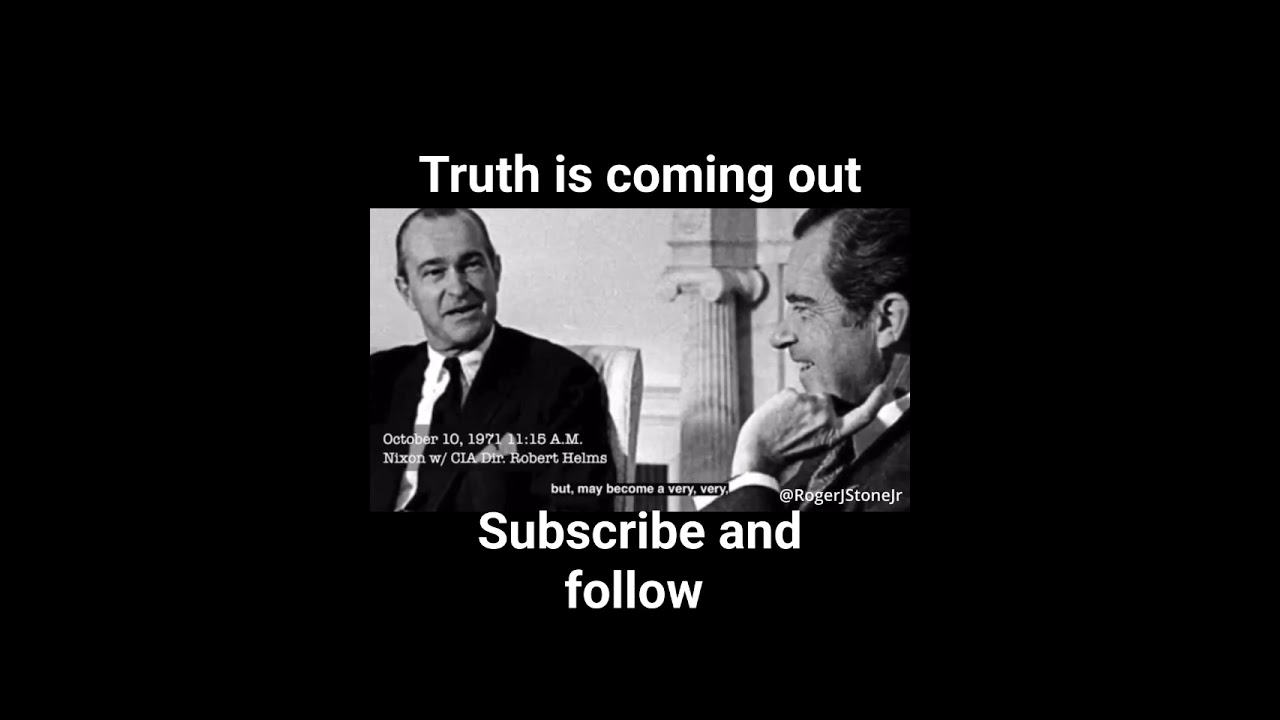 Nixon threatened to reveal the CIA's involvement in the Kennedy Assassination