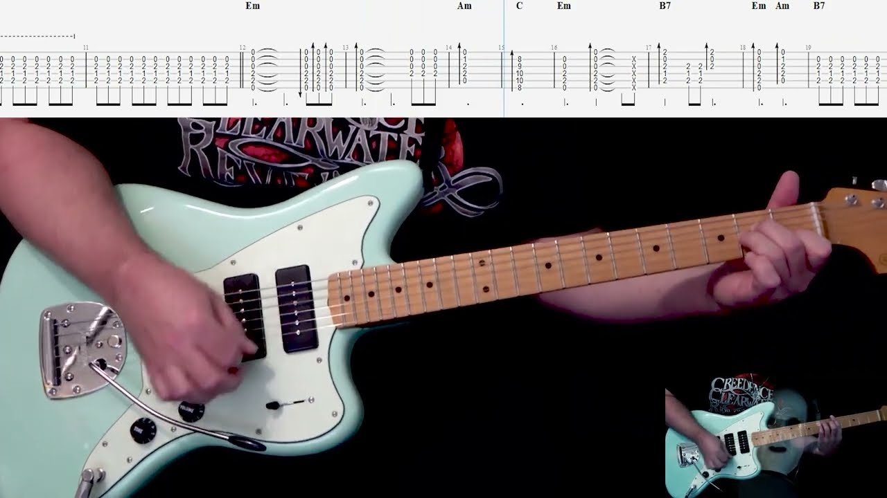I Put a Spell on you CCR Guitar Tab with all instruments and vocals by Abraham Myers