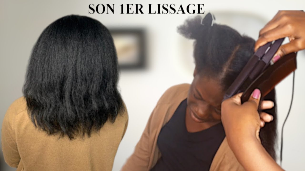 JE LISSE LES CHEVEUX CREPUS DE MA SOEUR POUR LA 1ERE FOIS DE SA VIE !