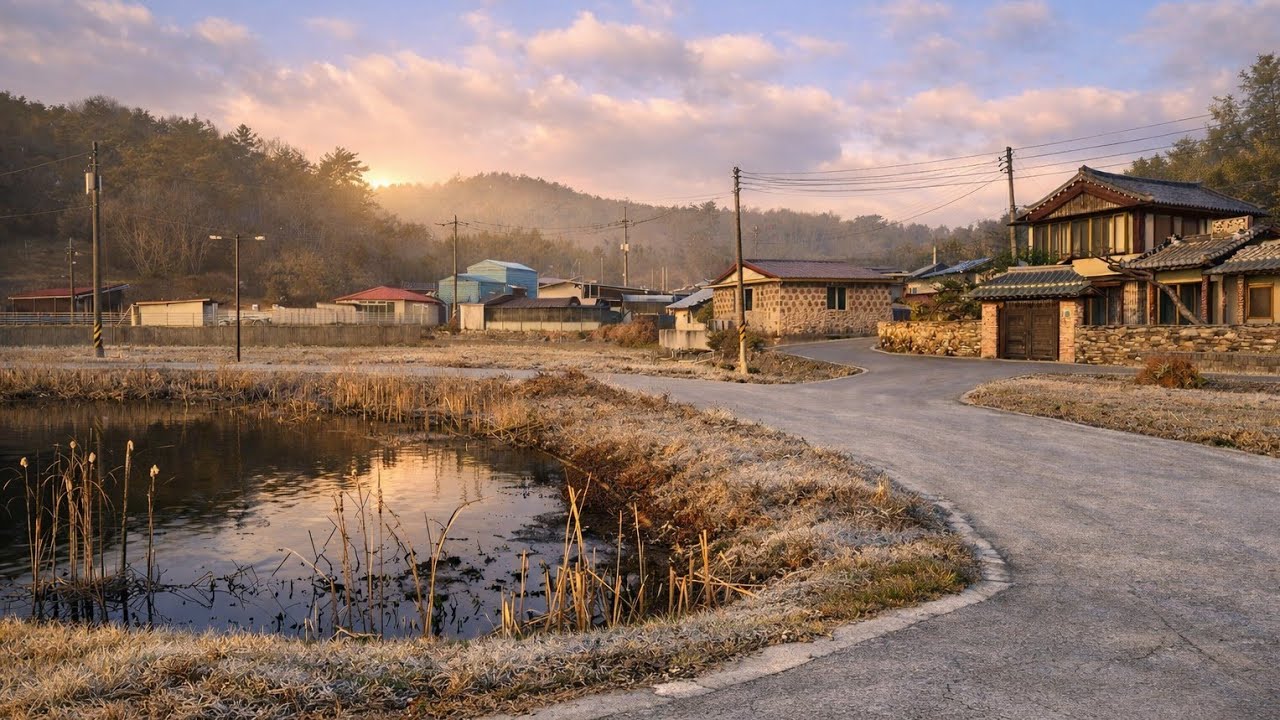 Hidden Rural Korea 🌿 Peaceful Village Walk (No Talking)
