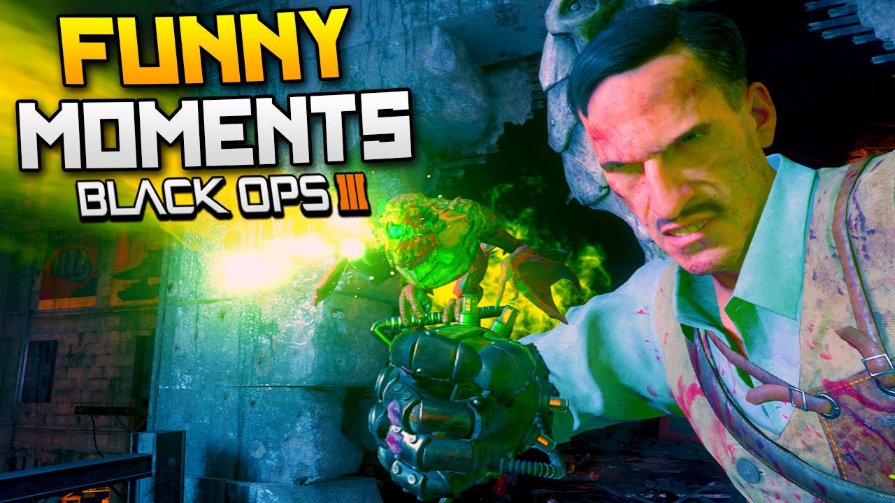 Black Ops 3 Zombies Funny Moments: Gorod Krovi - Fails, Pet Dragon, Finger Trap! (BO3)