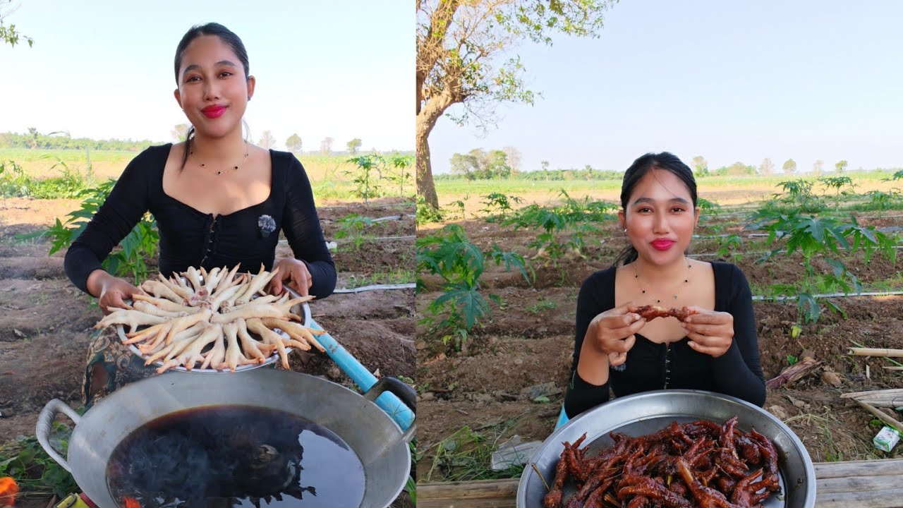 🔥😋How to make delicious chicken feet🥰 #cooking #food #eat #mukbang #eating #yummy #eatingshow 