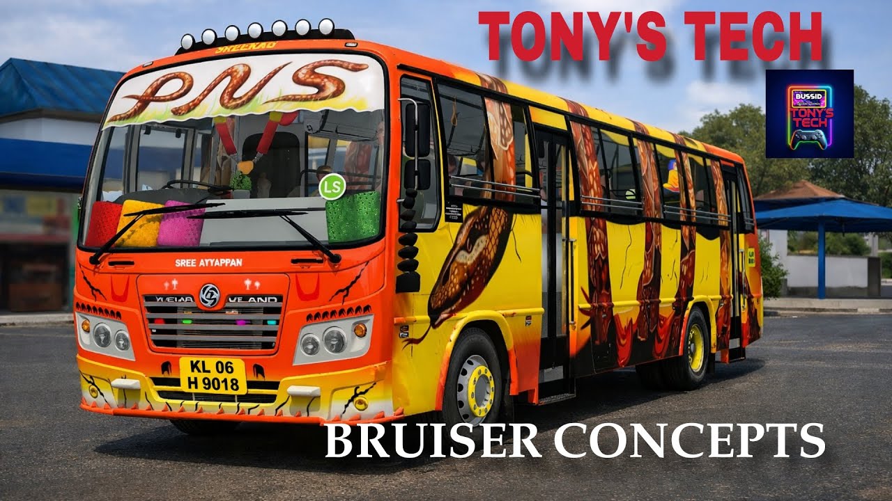 Bus simulator Indonesia Play....PNS //  bus ride  BRUISER CONCEPTS Kondody Glass BS4 Mod bus Livery