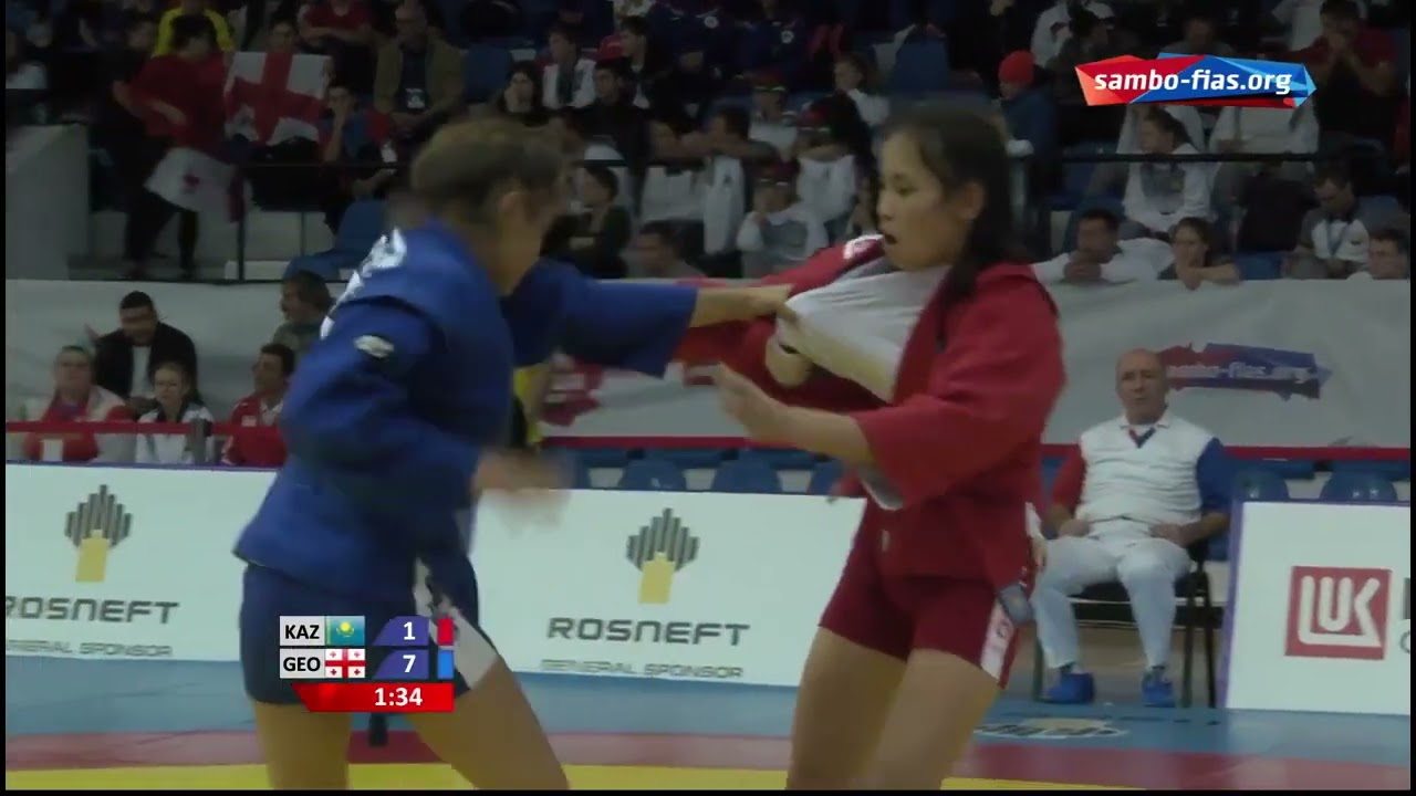WORLD YOUTH AND JUNIORS SAMBO CHAMPIONSHIPS 2016 Day 3 - Mat 2