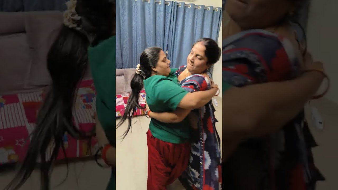 Tight bear hug challenge#high request video#challenging video#Puja Madhu lifestyal