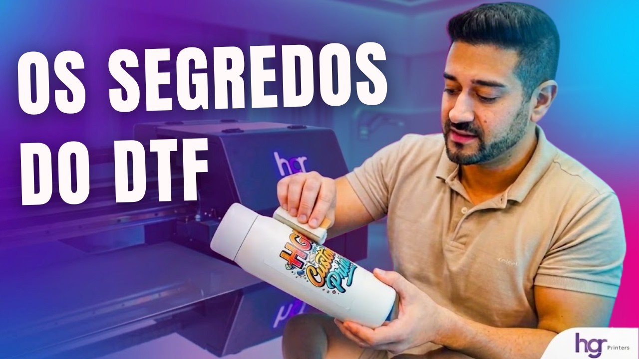 Como funciona o DTF UV na prática passo a passo!