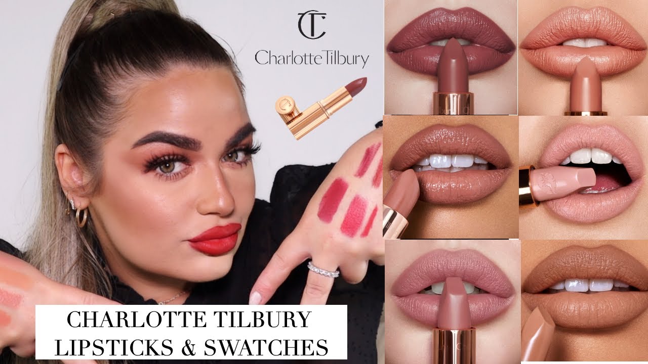 💋CHARLOTTE TILBURY LIPSTICK COLLECTION & SWATCHES 💋 |  | Paulina Schar