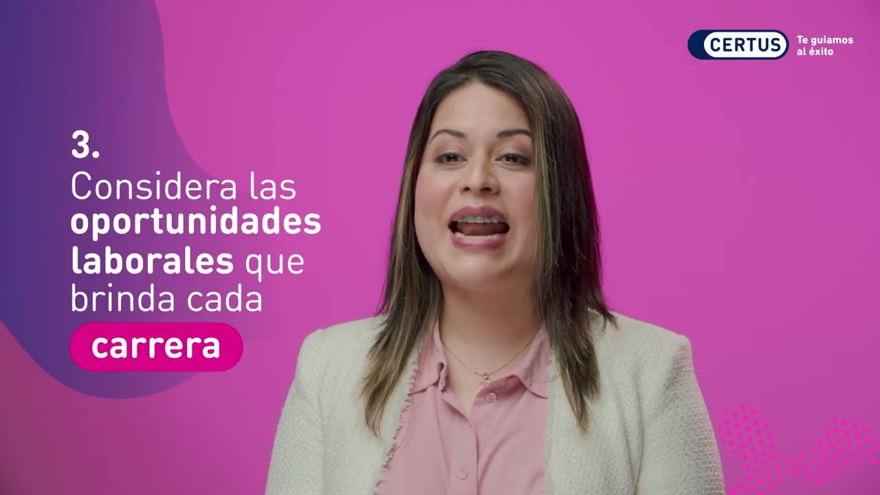 ¿Cómo saber qué carrera estudiar? | Certus