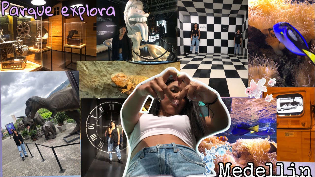 🦖Conociendo el parque explora en Medellín 🐠❤️🐉(Travesuras de Milena)🌴