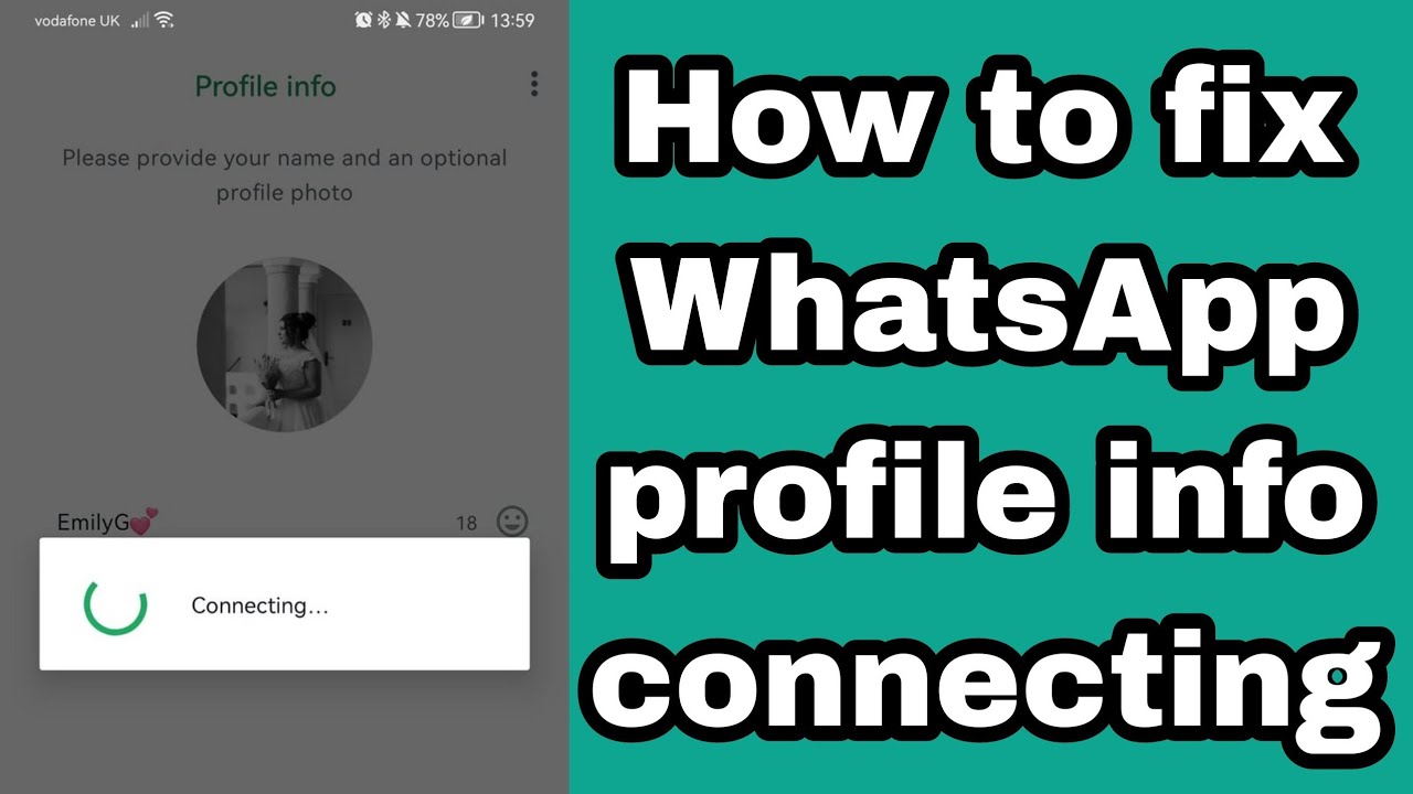 How to fix WhatsApp profile info connecting problem 2025 | WhatsApp stuck connecting on profile info