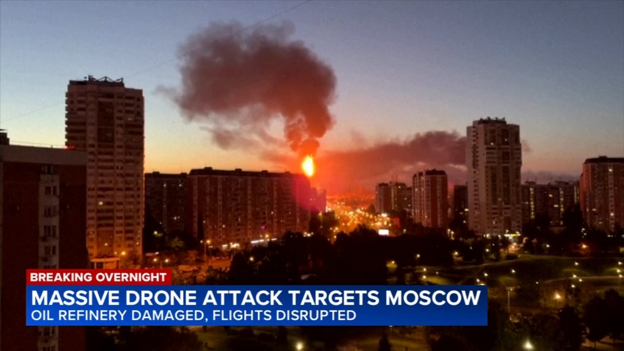 Ukraine fires over 1,000 drones at Russia, including hundreds launched at Moscow