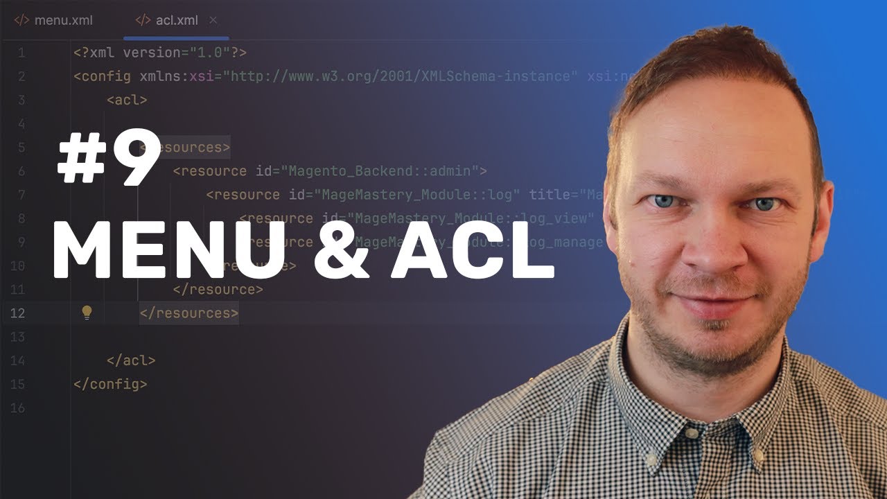 #9 Административное меню и список контроля доступа | Рождественский календарь Magento