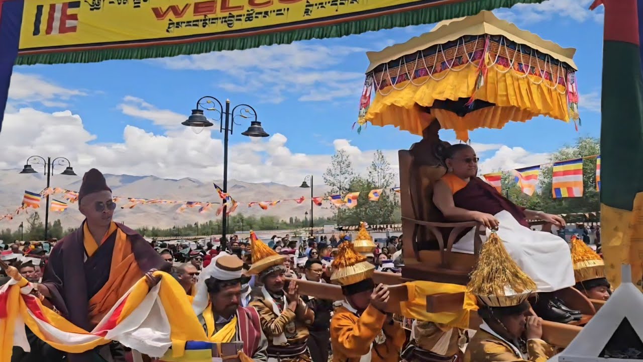 Ladakh’s Grand Welcome to His Holiness Sakya Trichen Rinpoche