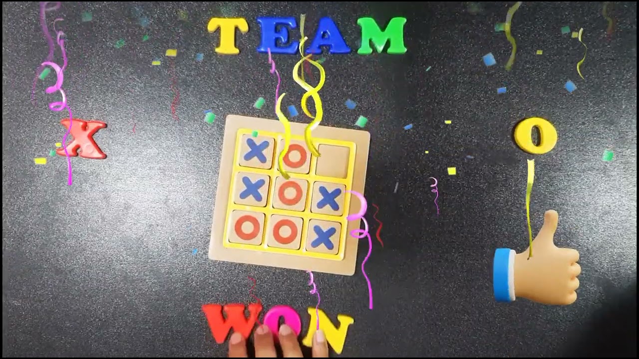 Tic-tac-toe Game! Fun Activity, X-O Game! @kuchutv-kidslearningandfun
