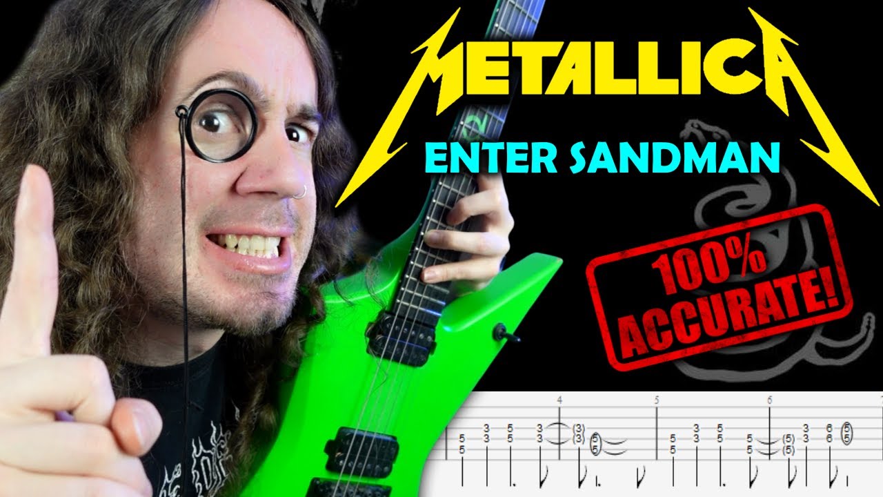 How To REALLY Play The ENTER SANDMAN Solo (w/ Tabs!)