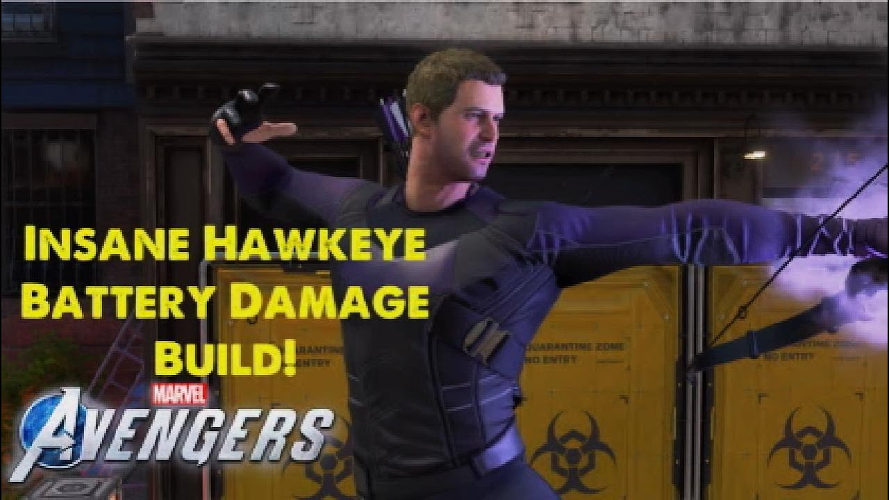 Best Sonic Battery Hawkeye Raid Build! Marvel Avengers
