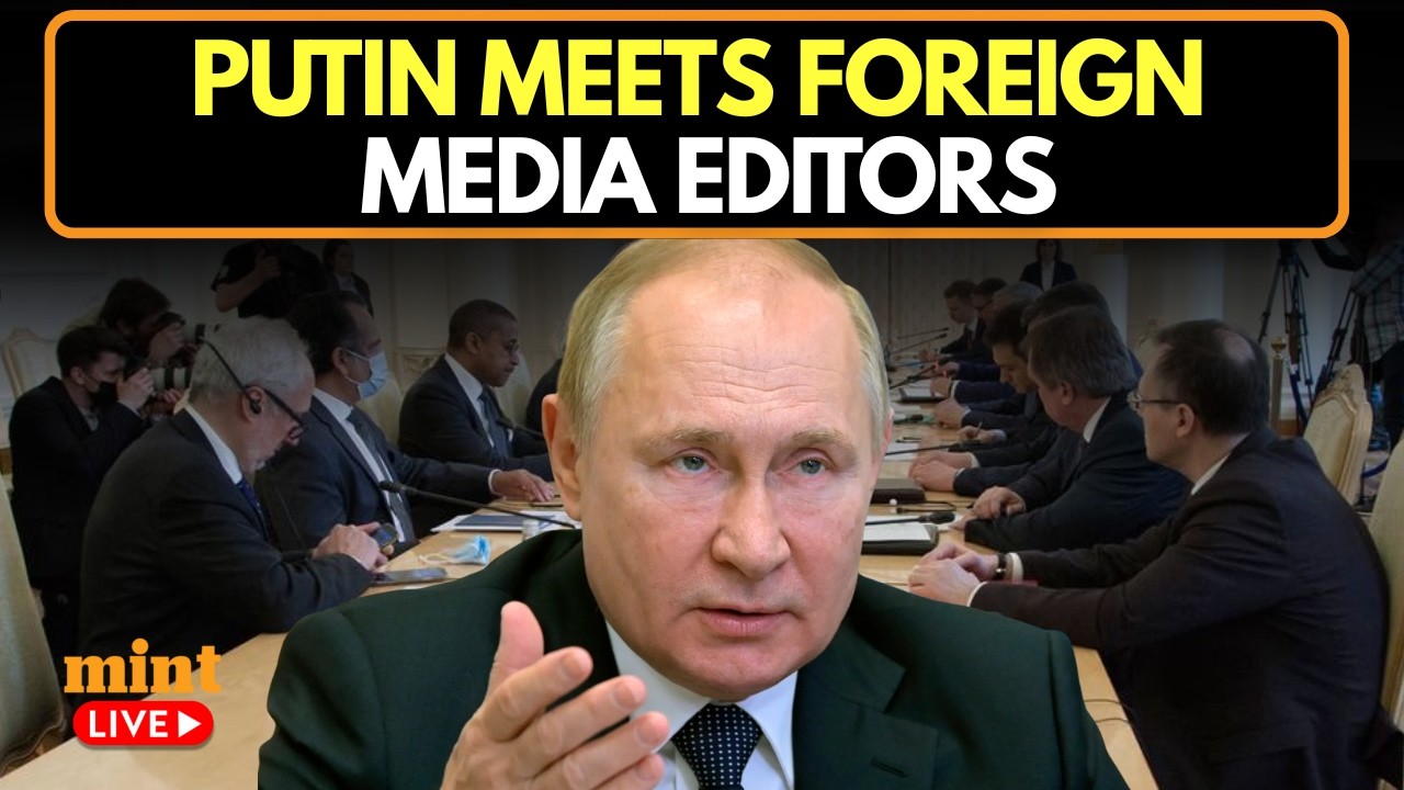 Putin LIVE | Putin Holds Meeting with Global Media Leaders During St. Petersburg Economic Forum