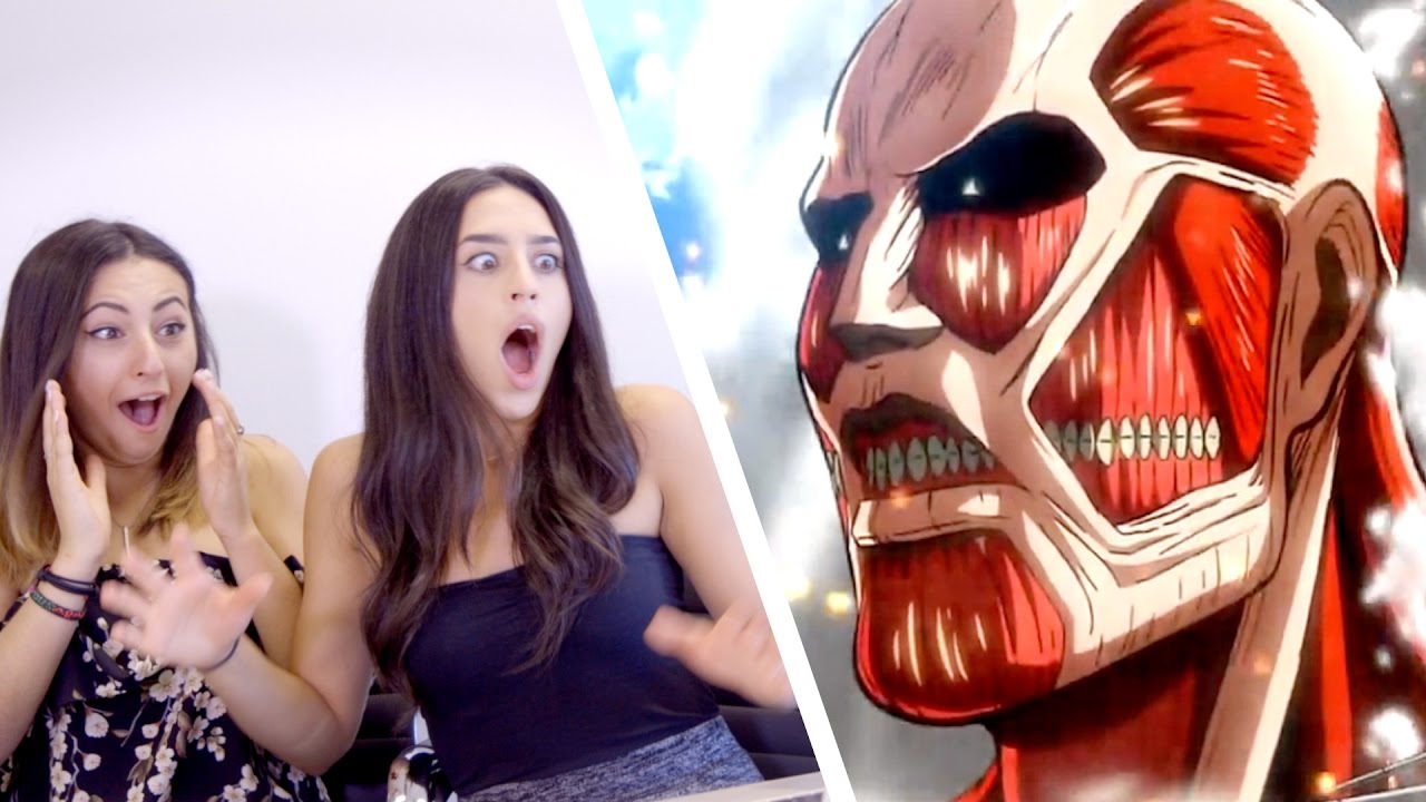 North Americans React to ANIME | 老外第一次看動漫 (Attack on Titan, Food Wars, Sword Art Online)