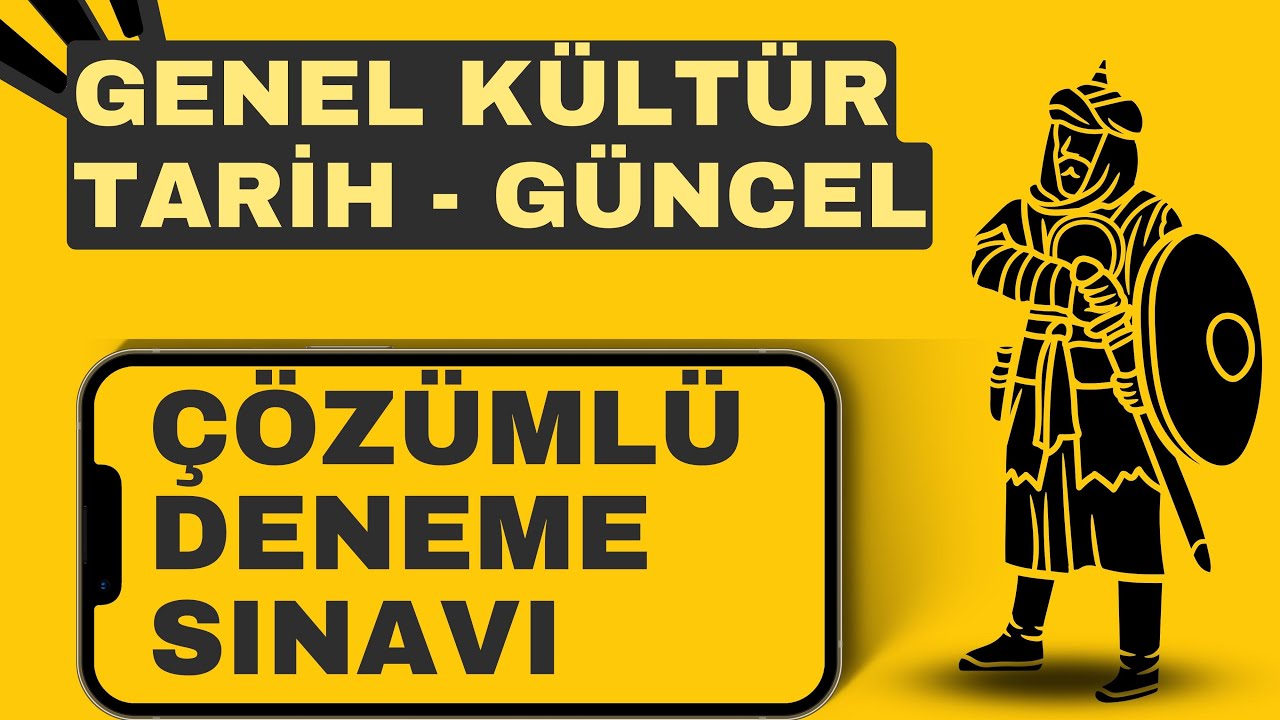 Genel Kültür TARİH / Güncel EKYS - KPSS PRATİK Soru Çözümleri / Özet Konu Tekrarı / Deneme Sınavı