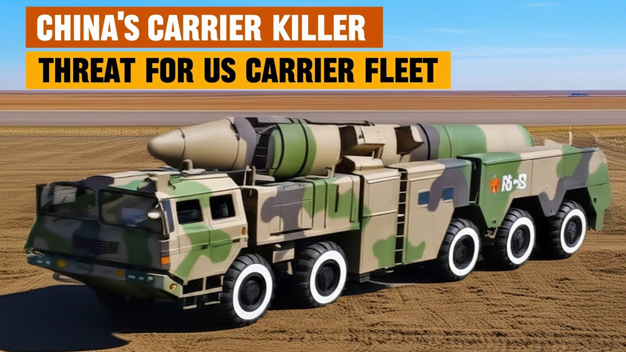 China Developed The Deadliest DF-21 Ballistic Missile To Destroy US Navy's Carrier Fleet 