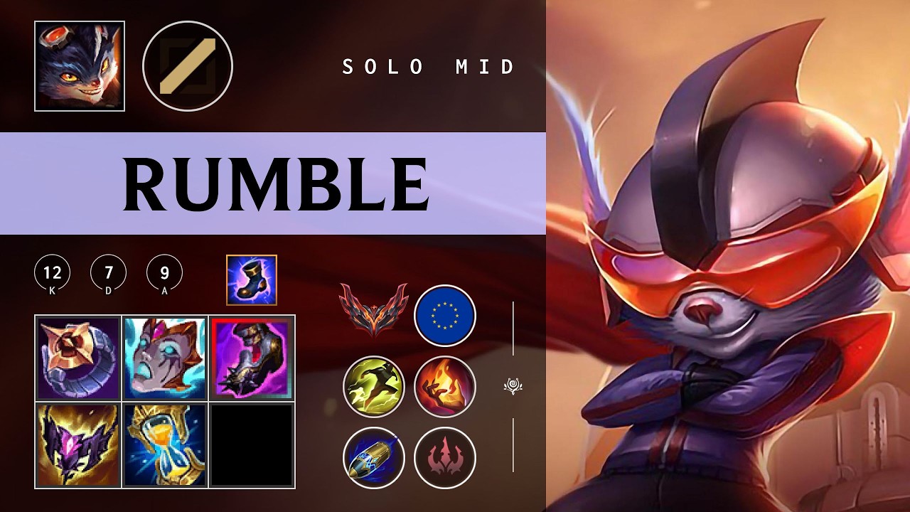Rumble Mid vs Akshan - EUW Grandmaster Patch 26.04