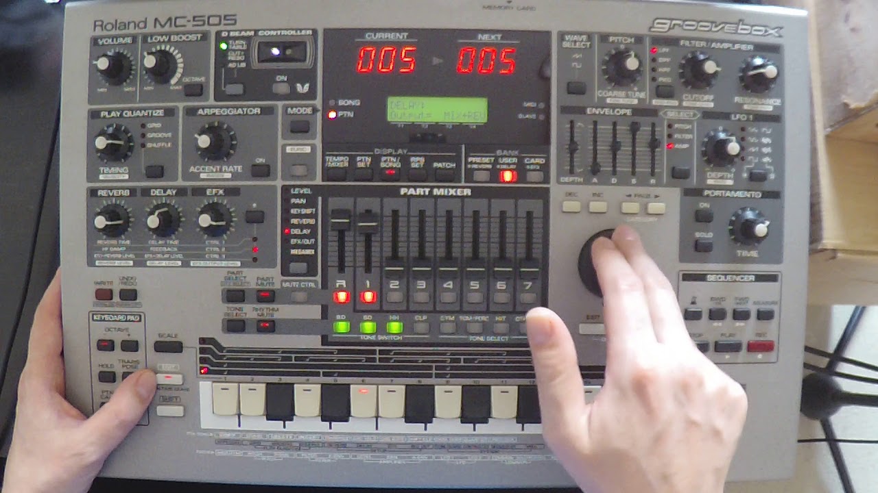 Roland MC-505 Tutorial Part 3 - Effect Settings