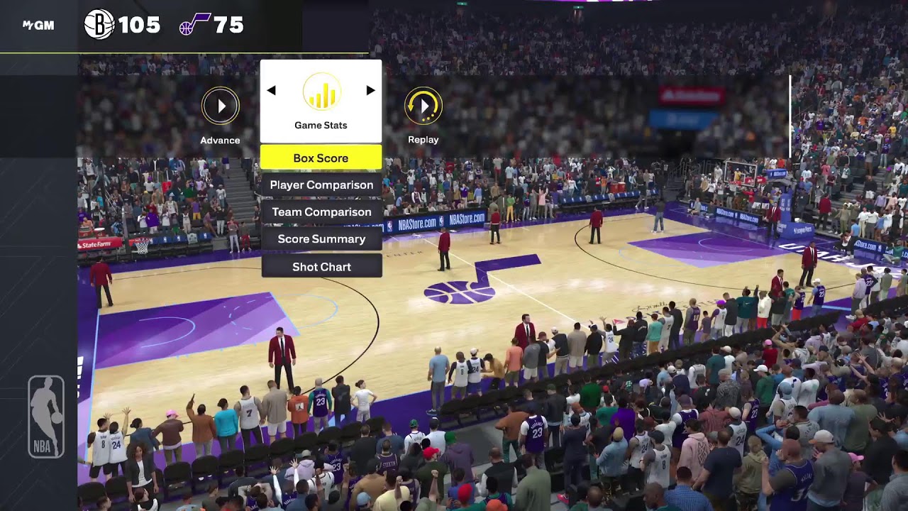 Brooklyn Nets At Utah Jazz October 22nd 2083 Part 2