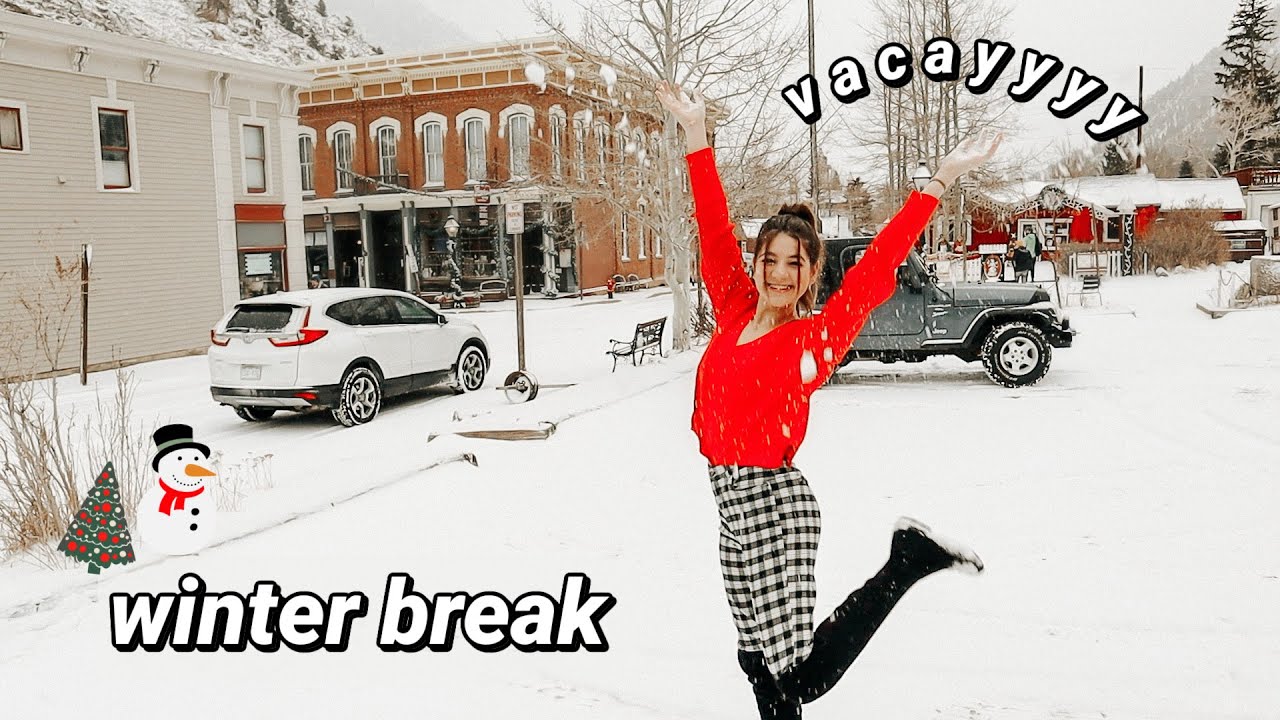 we flew to denver for winter break! *& SAW SNOW*