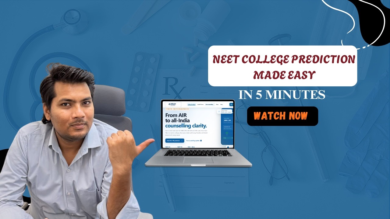 NEET College Predictor 2026 | Check Which Medical College You Can Get by Rank & Marks