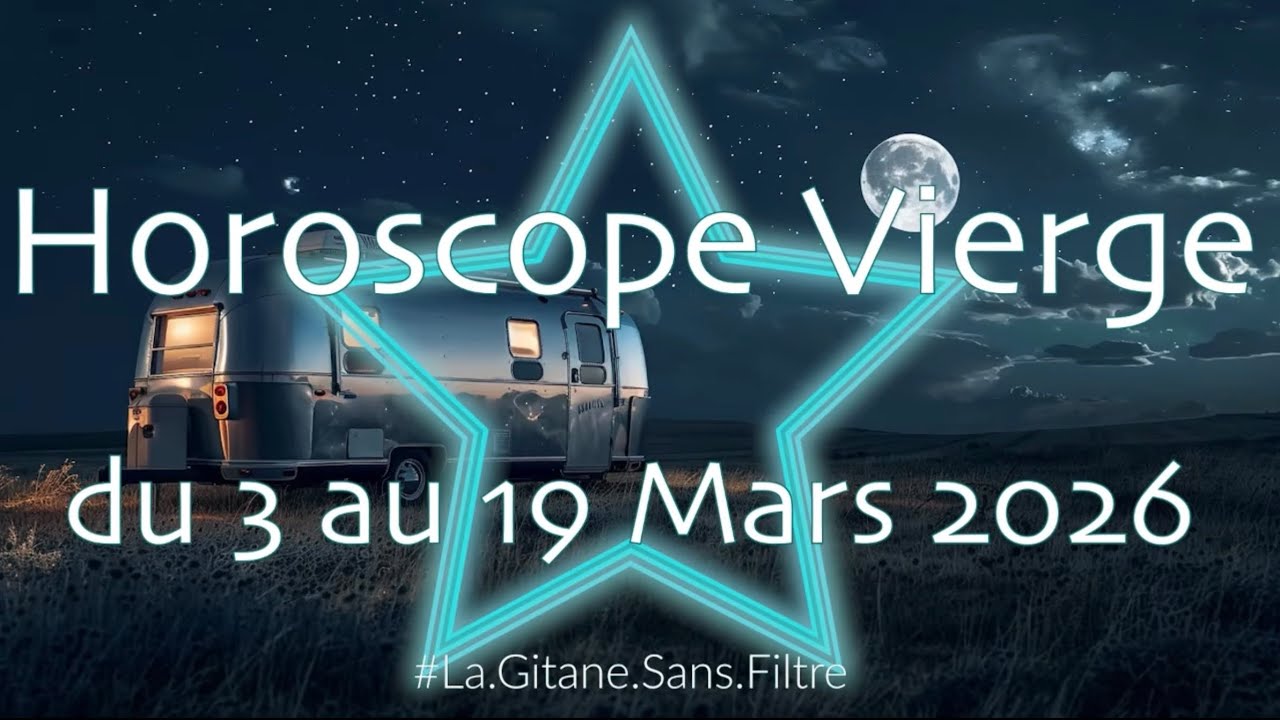 VIERGE ♍️ Horoscope du 3 au 19 Mars 2026 : moins de contrôle, plus de poésie