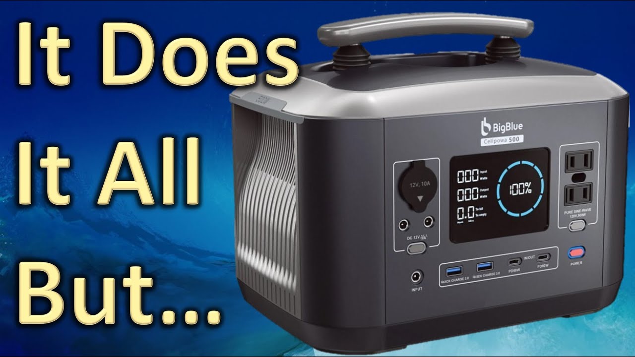 Big Blue CP500 Solar Power Station Review