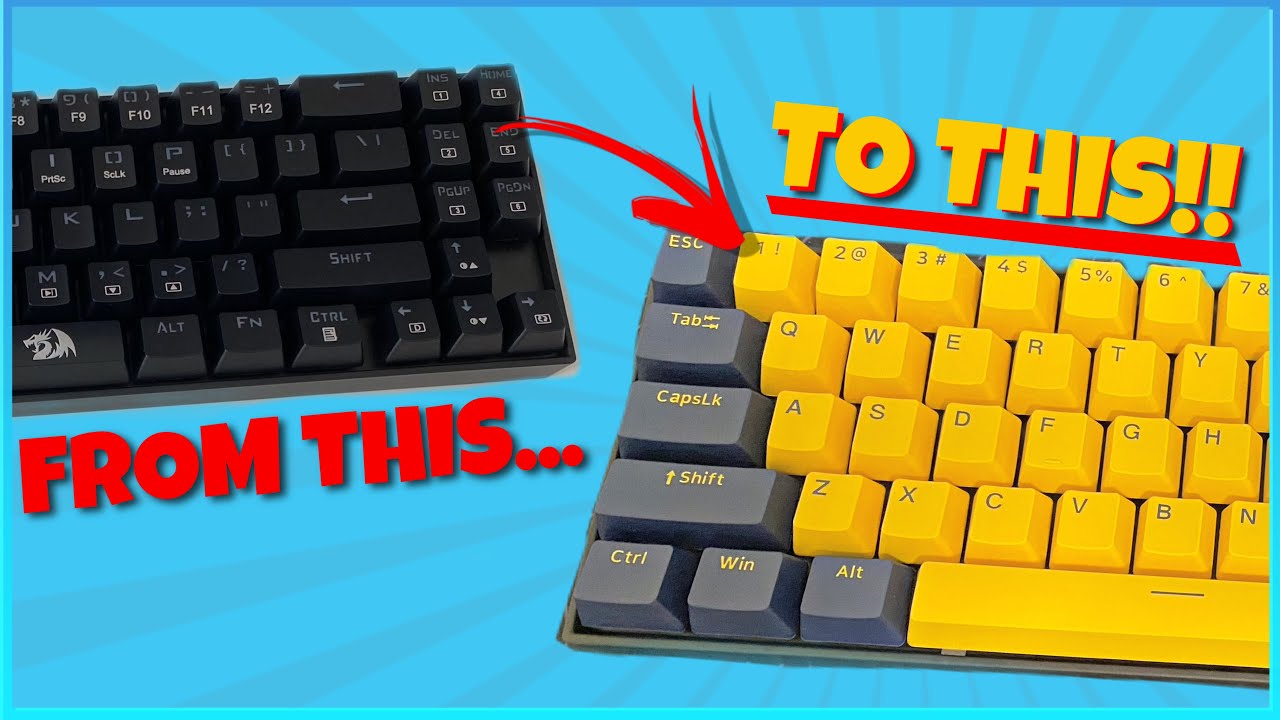 I upgraded and reviewed the Redragon K599 Mechanical Keyboard