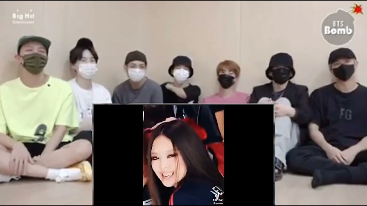 BTS REACTION TIKTOK BLACKPINK Part 24 (FANMADE) 🥵😍