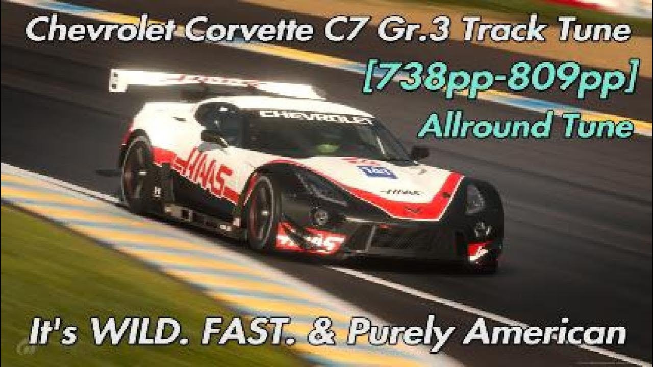 [738pp-809pp] Chevrolet Corvette C7 Gr.3 Track Tune (1.10 Physics)
