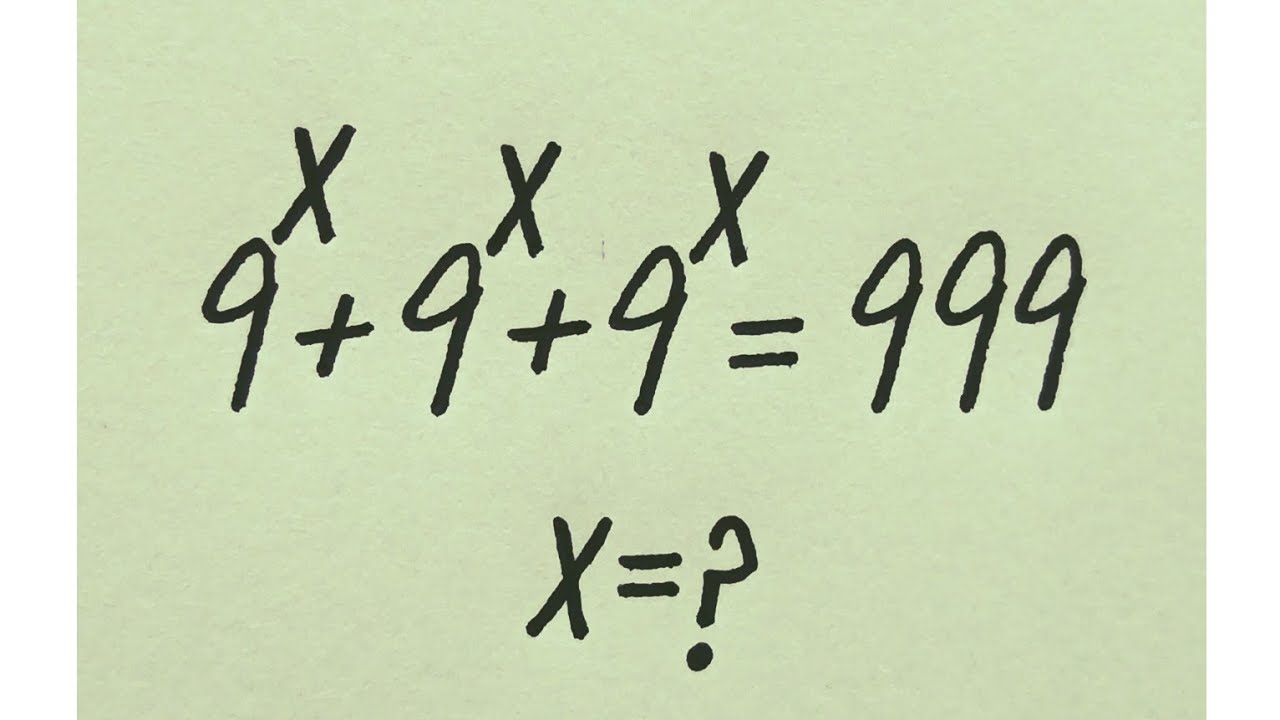 Germany | Can you solve? | Nice Olympiad Math Algebra Question | X=?