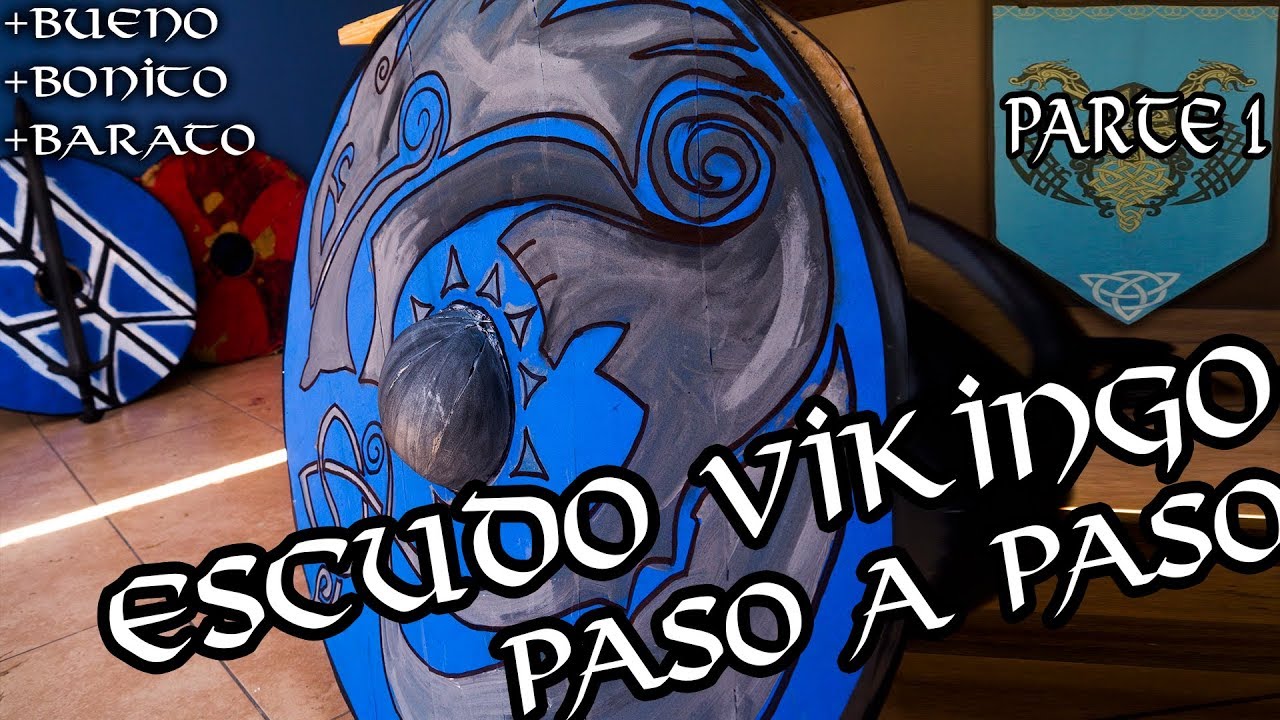 TUTORIAL🛠 Escudo Vikingo para Softcombat▶¿Cómo construirlo? | Parte 1