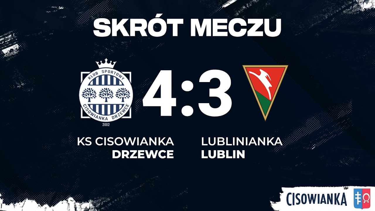 Skrót meczu: Cisowianka Drzewce - Lublinianka Lublin 4:3 #4liga | Sezon 2023/2024