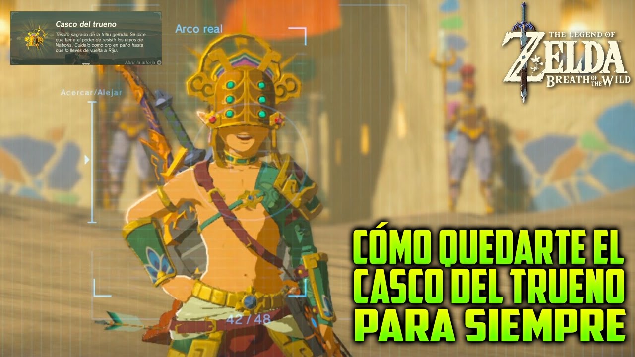 CÓMO QUEDARTE CON EL CASCO DE TRUENO PARA SIEMPRE | LEGEND OF ZELDA: BREATH OF THE WILD