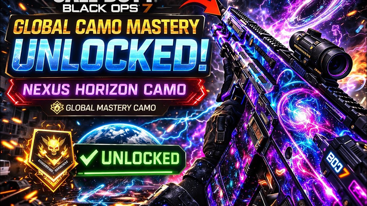 I UNLOCKED THE NEW APOCALYPSE AND NEXUS HORIZON CAMO IN CALL OF DUTY BLACK OPS 7