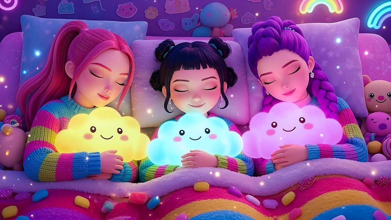 Мгновенный глубокий сон 💤 Нежная фортепианная музыка для снятия тревоги | Зои, Руми и Мира