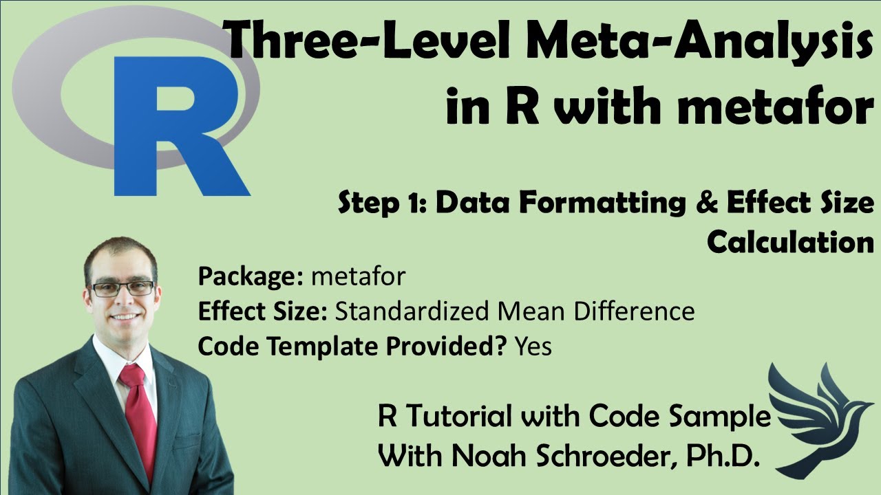 How to do Three Level Meta-Analysis in R: Part 1 - Data formatting and effect size calculation