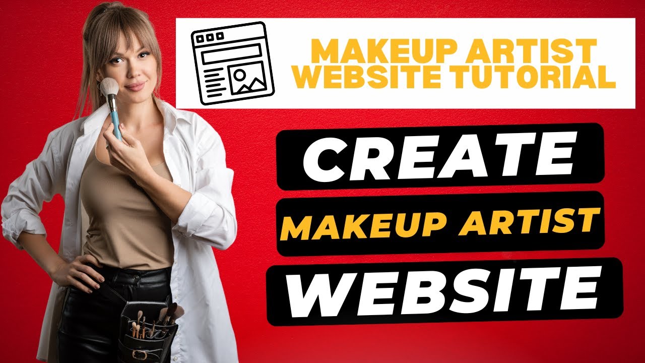 How To Create A Makeup Artist Website 🔥 - Makeup Artist Portfolio Website Tutorial!