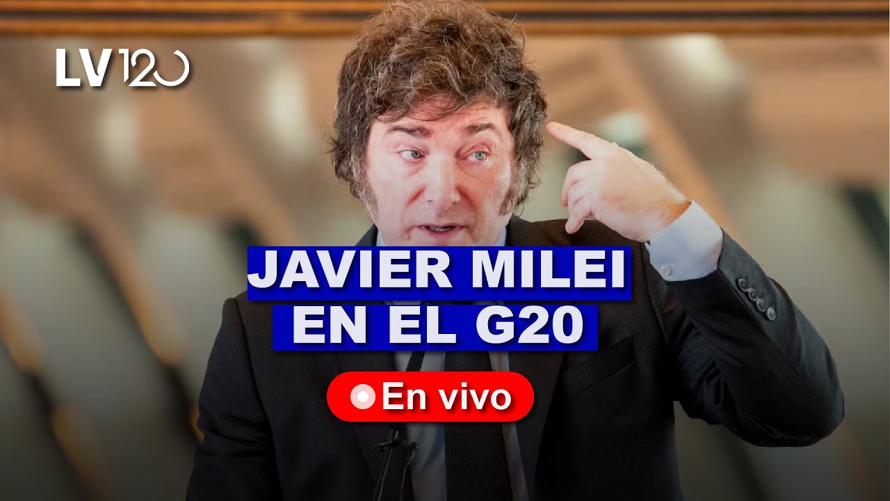 EN VIVO I JAVIER MILEI EN LA CUMBRE DEL G20